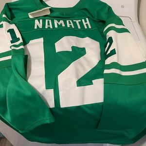 Joe Namath long sleeve jersey. Never worn with tag.